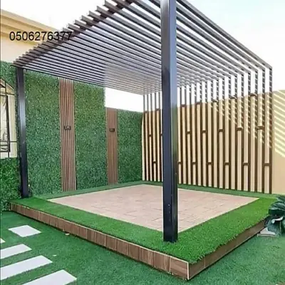 مظلات الساحات العامة والحدائق الكبرى في جدة