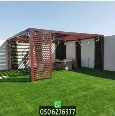 أحدث أشكال وصور مظلات الحدائق والاستراحات