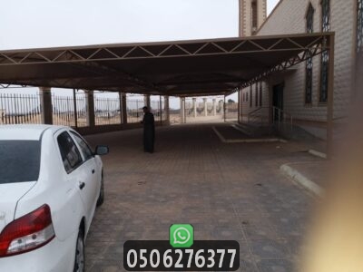 أنواع مظلات سيارات خارجية