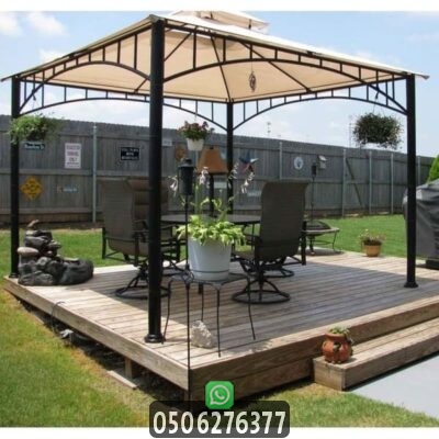 برجولات بلاستيكية للحدائق