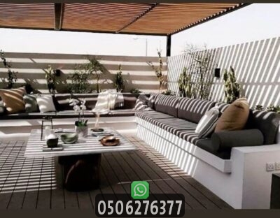 برجولات حديثة للروف