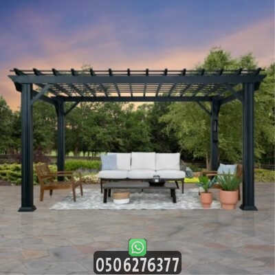 برجولات حديد للحدائق