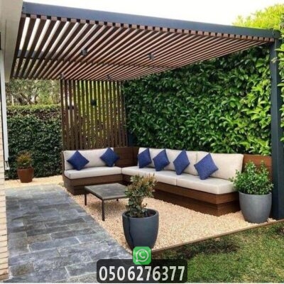 برجولات خارجية عصرية للأحواش