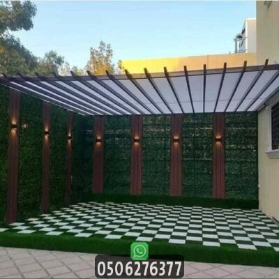 تصميمات عصرية وحديثة لمظلات الحدائق والاستراحات