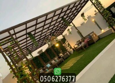 مظلات حدائق حديد