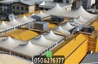 مظلات قماش PVC