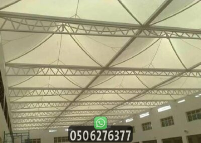 مظلات مواقف سيارات للمنشآت