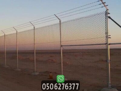 تسييج أرض فضاء في جدة