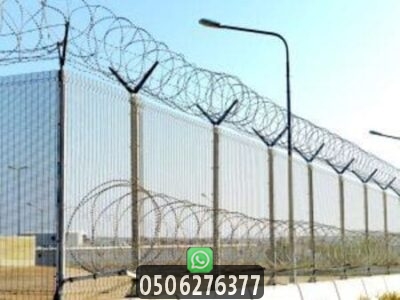 شبك مجلفن لتحويش الأراضي